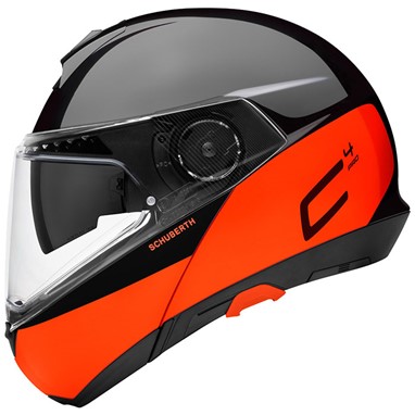 Schuberth Capacete C4 Pro Swipe Orange | Capacete Modular