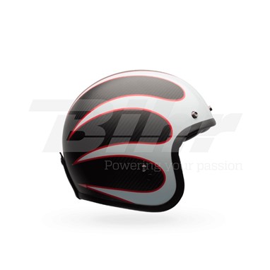 CAPACETE BELL CUSTOM 500 CARBON ACE CAFÉ TONUP | Capacete Aberto