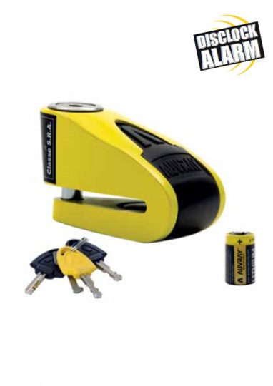 AUVRAY Disco com alarme B-Lock 10 Amarelo/Preto SRA | Cadeado