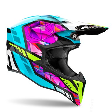 AIROH WRAAAP DIAMOND Gloss | Capacete Offroad