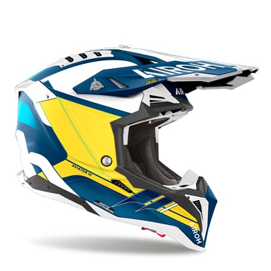 AIROH AVIATOR 3 SABER Azul Mate | Capacete Offroad