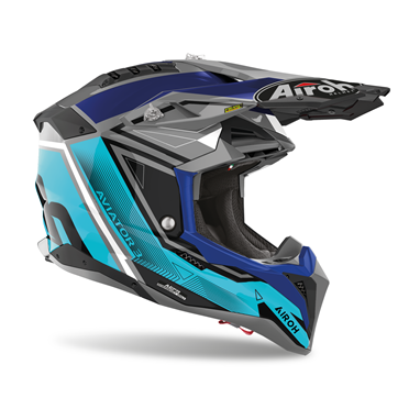 AIROH AVIATOR 3 LEAGUE Azul | Capacete Offroad