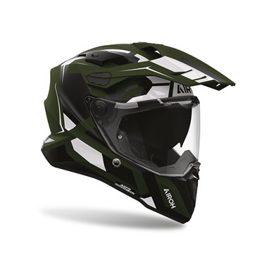 Capacete AIROH COMMANDER 2 POLAR Verde Militar Mate | Capacete Integral