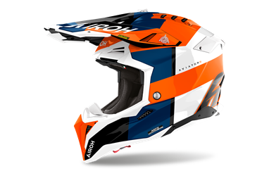 Capacete AVIATOR 3 MONARCH Laranja AIROH | Capacete Offroad