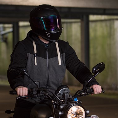 Merlin Hurley Hoody Preto / Cinza | Casaco