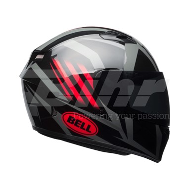CAPACETE BELL Qualifier Blaze  Preta/Vermelha/Titânio | Capacete Integral
