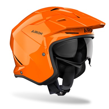 Capacete KOMBAKT COLOR LARANJA AIROH | Capacete Aberto