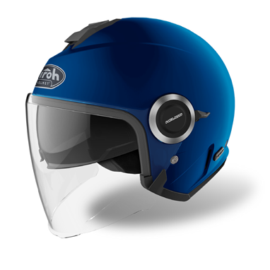 AIROH HELIOS Azul Yam. | Capacete Aberto