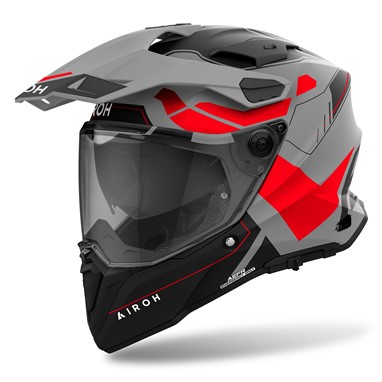AIROH COMMANDER 2 REVEAL Vermelho Fluo | Capacete Integral