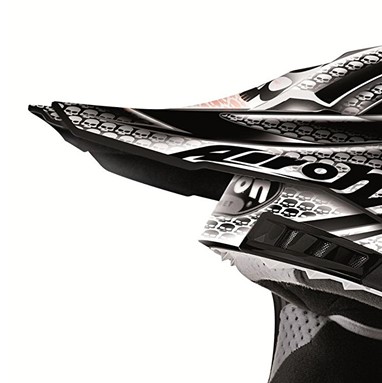 AIROH Pala Capacete CR 901 LINEAR Preto | Pala