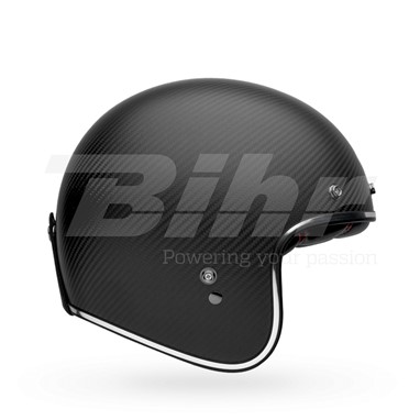 CAPACETE BELL Custom 500 Carbon Solid Preto Mate | Capacete Aberto