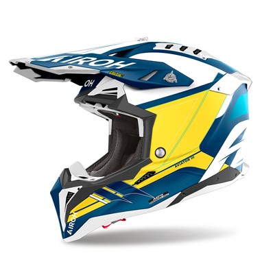 AIROH AVIATOR 3 SABER Azul Mate | Capacete Offroad
