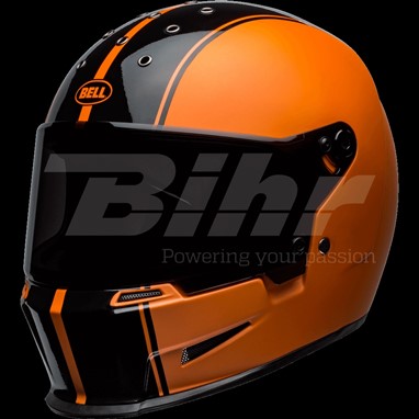 CAPACETE BELL Eliminator Rally Preta Mate/Brilho/Laranja, | Capacete Integral