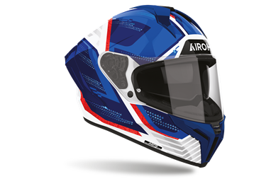 Capacete AIROH MATRYX STARBUST Azul/Vermelho | Capacete Integral
