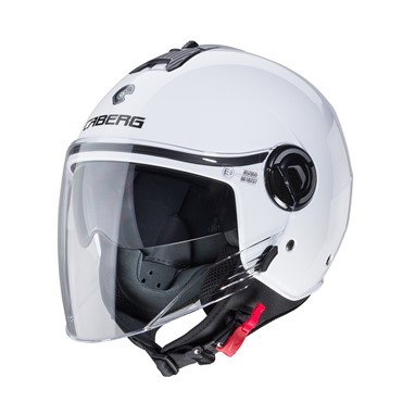 CABERG RIVIERA V4X Branco | Capacete Aberto