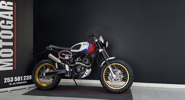 Bullit Hero 125 Scrambler Branco Racing | Moto