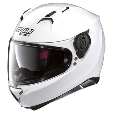 Nolan Capacete N87 Classic N Com Metal White 5 | Capacete Integral