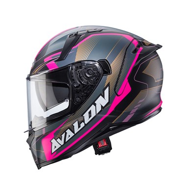 AVALON X OPTIC Preto/Cinza/Fuchia Caberg | Capacete Integral