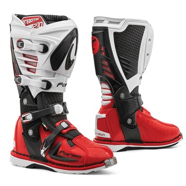 FORMA PREDATOR 2.0 Preto/Branco/Vermelho | Botas