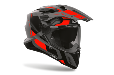 Capacete AIROH COMMANDER 2 POLAR Vermelho Mate | Capacete Modular
