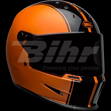 CAPACETE BELL Eliminator Rally Preta Mate/Brilho/Laranja, | Capacete Integral