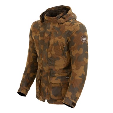 Merlin BELMOT CAMO WAX JACKET TAN | Casaco