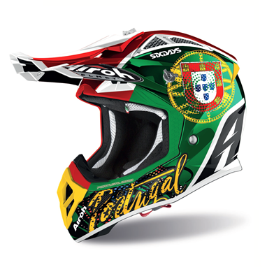 AIROH Capacete AVIATOR 2.3 SIX DAYS PORTUGAL 2020 | Capacete Offroad