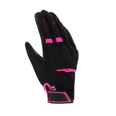 BERING Lady FLETCHER EVO Preto/Fushia | Luvas