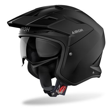 Capacete KOMBAKT COLOR Preto Matt AIROH | Capacete Aberto