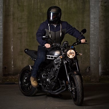 Merlin Hurley Hoody Navy / Grey | Casaco