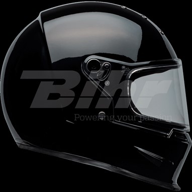 CAPACETE BELL Eliminator Solid Preta Preta Brilho, | Capacete Integral