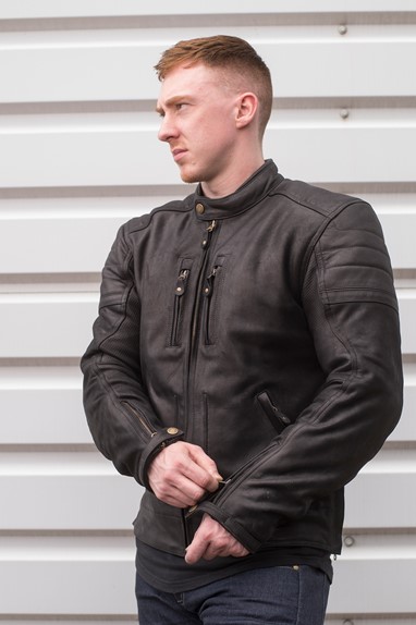 Merlin Casaco DRAYCOTT LEATHER Black | Blusões de pele