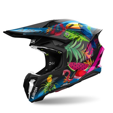 AIROH TWIST 3 AMAZONIA Gloss | Capacete Offroad