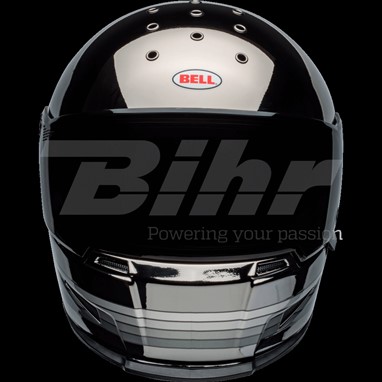 CAPACETE BELL Eliminator Spectrum Preta Mate/Cromo, | Capacete Integral