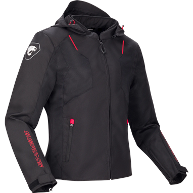 Blusão BERING WING Preto/Vermelho | Blusões