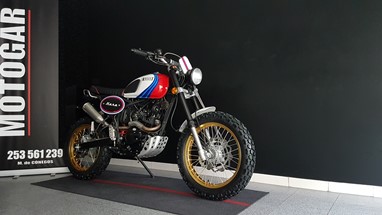 Bullit Hero 125 Scrambler Branco Racing | Moto