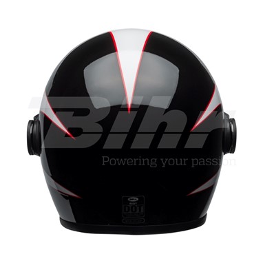 CAPACETE BELL Riot Boost Branco/Preto/Vermelho | Capacete Aberto