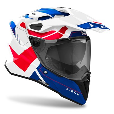 AIROH COMMANDER 2 REVEAL Azul/Vermelho | Capacete Integral