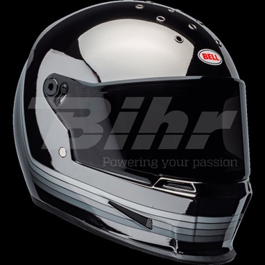 CAPACETE BELL Eliminator Spectrum Preta Mate/Cromo, | Capacete Integral