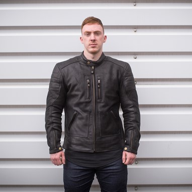 Merlin Casaco DRAYCOTT LEATHER Black | Blusões de pele
