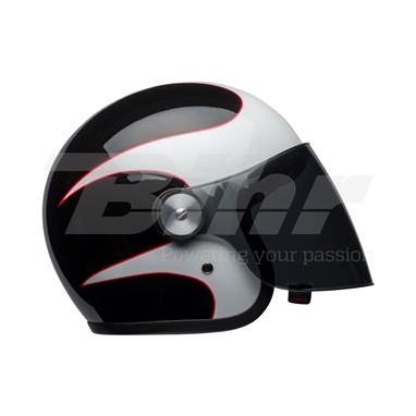 CAPACETE BELL Riot Boost Branco/Preto/Vermelho | Capacete Aberto
