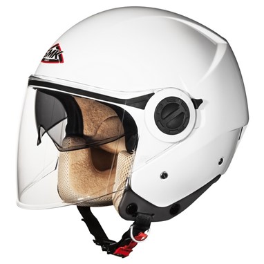 SMK Capacete Cooper Branco | Capacete Aberto