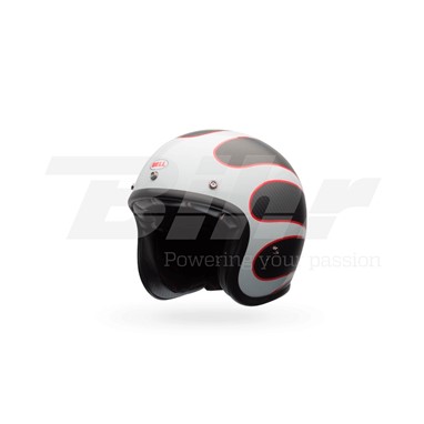 CAPACETE BELL CUSTOM 500 CARBON ACE CAFÉ TONUP | Capacete Aberto