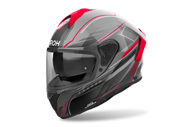 Capacete SPARK 2 SHADOW Vermelho AIROH | Capacete Integral
