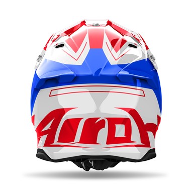 AIROH TWIST 3 DIZZY Azul/Vermelho Gloss | Capacete Offroad