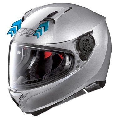 Nolan Capacete N87 Classic N Com Metal White 5 | Capacete Integral