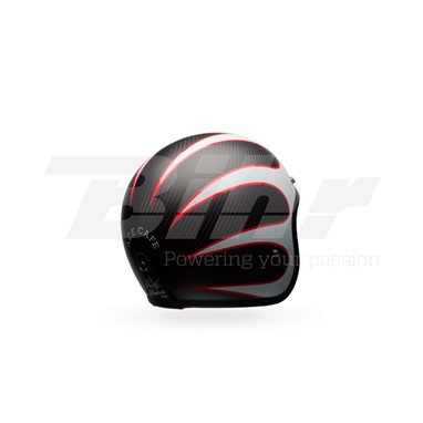 CAPACETE BELL CUSTOM 500 CARBON ACE CAFÉ TONUP | Capacete Aberto
