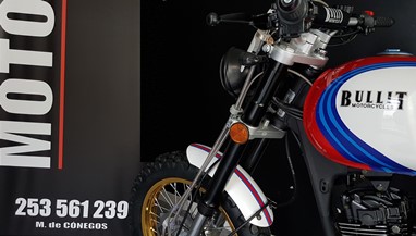 Bullit Hero 125 Scrambler Branco Racing | Moto