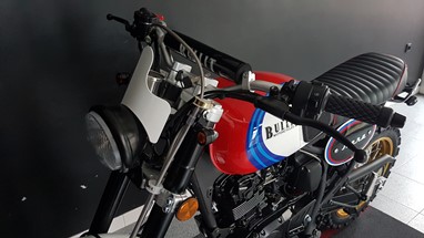 Bullit Hero 125 Scrambler Branco Racing | Moto