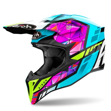 AIROH WRAAAP DIAMOND Gloss | Capacete Offroad